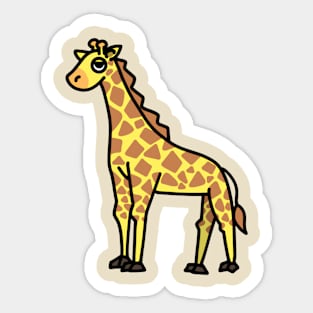 cute simple giraffe design Sticker